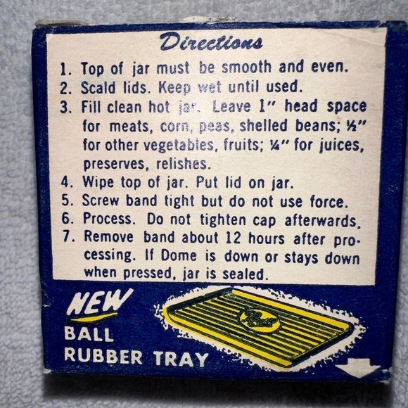 NOS Vintage Ball Dome Canning Lids Small Mouth Set Of 3 Boxes - Picture 3 of 7